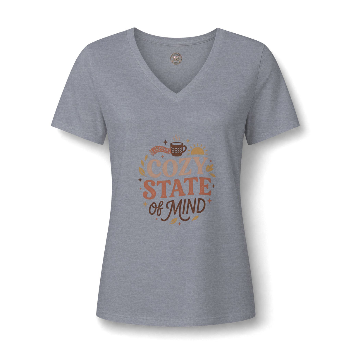 Cozy State of Mind V-Neck Tee