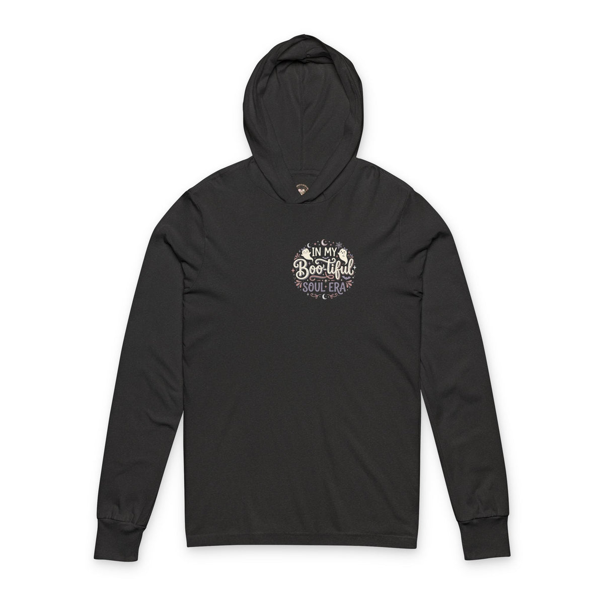 Hooded Long Sleeve Tee — “In My Boo-tiful Soul Era” Halloween Graphic