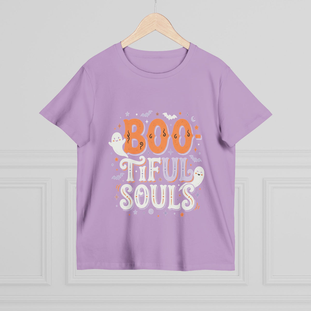 Boo-tiful Souls T-Shirt | Halloween ghost lettering, bats