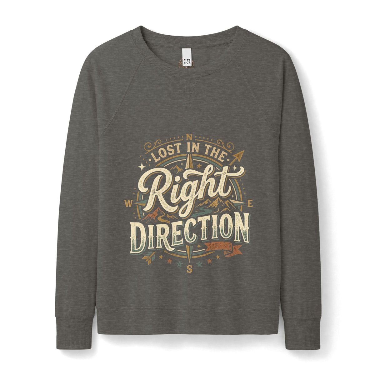 Lost in the Right Direction Crewneck Sweatshirt