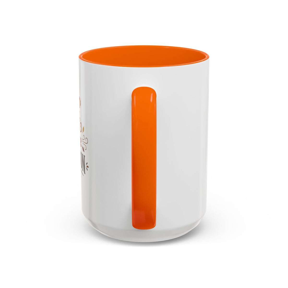 Cozy Season Accent Coffee Mug – "Warm Drink, Cold Breeze"