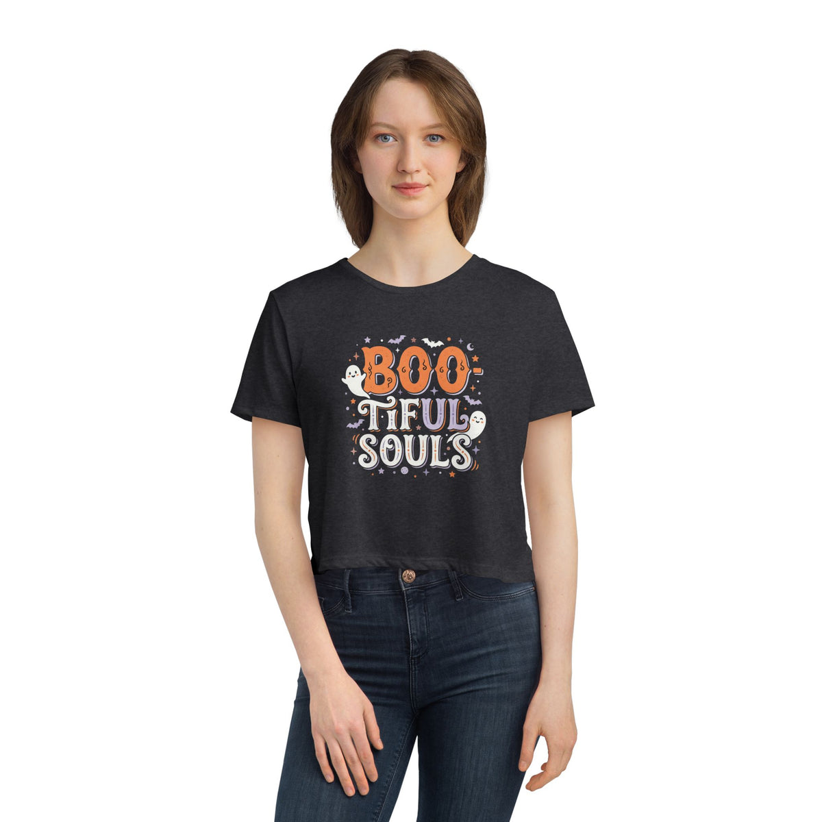 Boo-tiful Souls Tee | Halloween ghost lettering