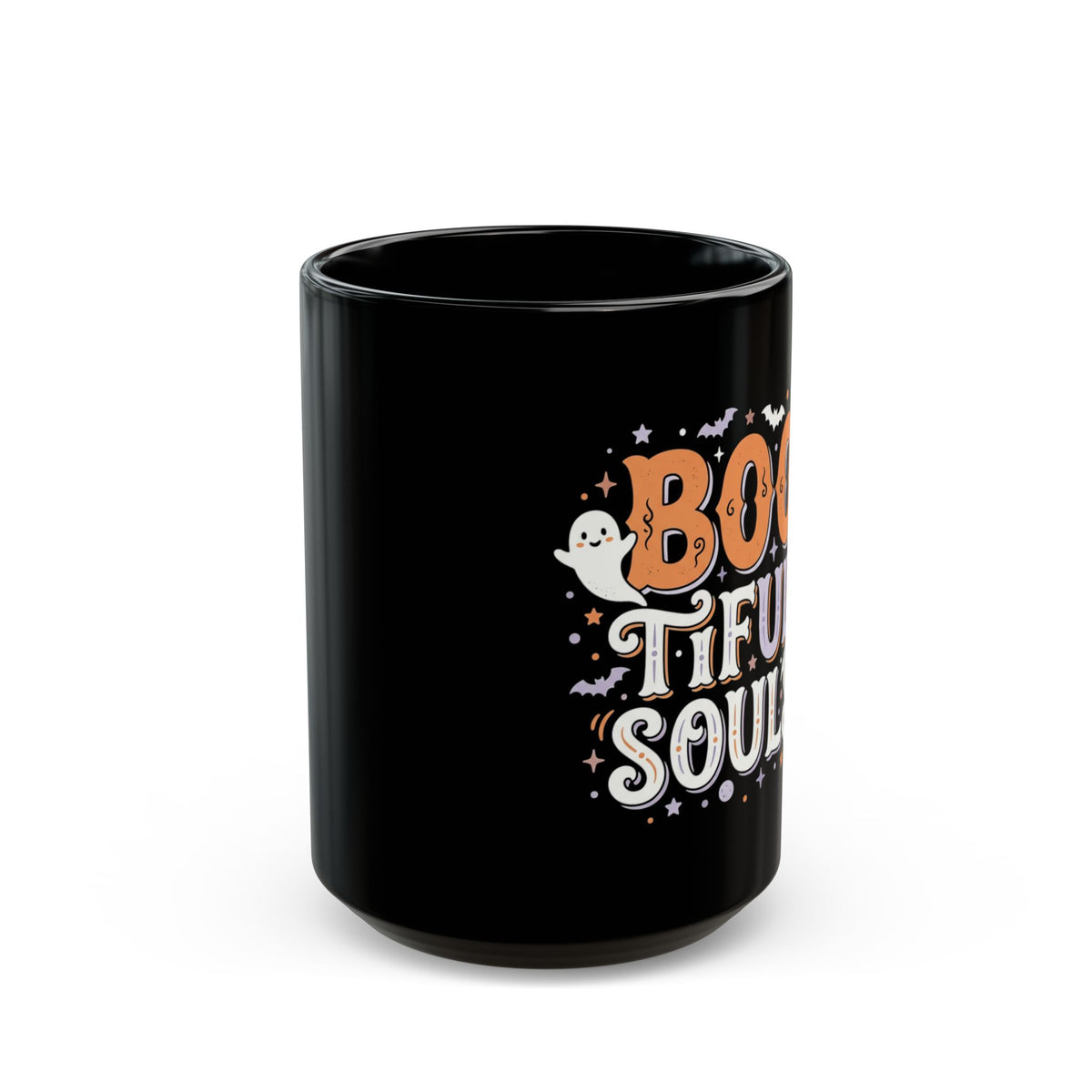 Boo-tiful Souls Halloween Mug | Black Ceramic Mug