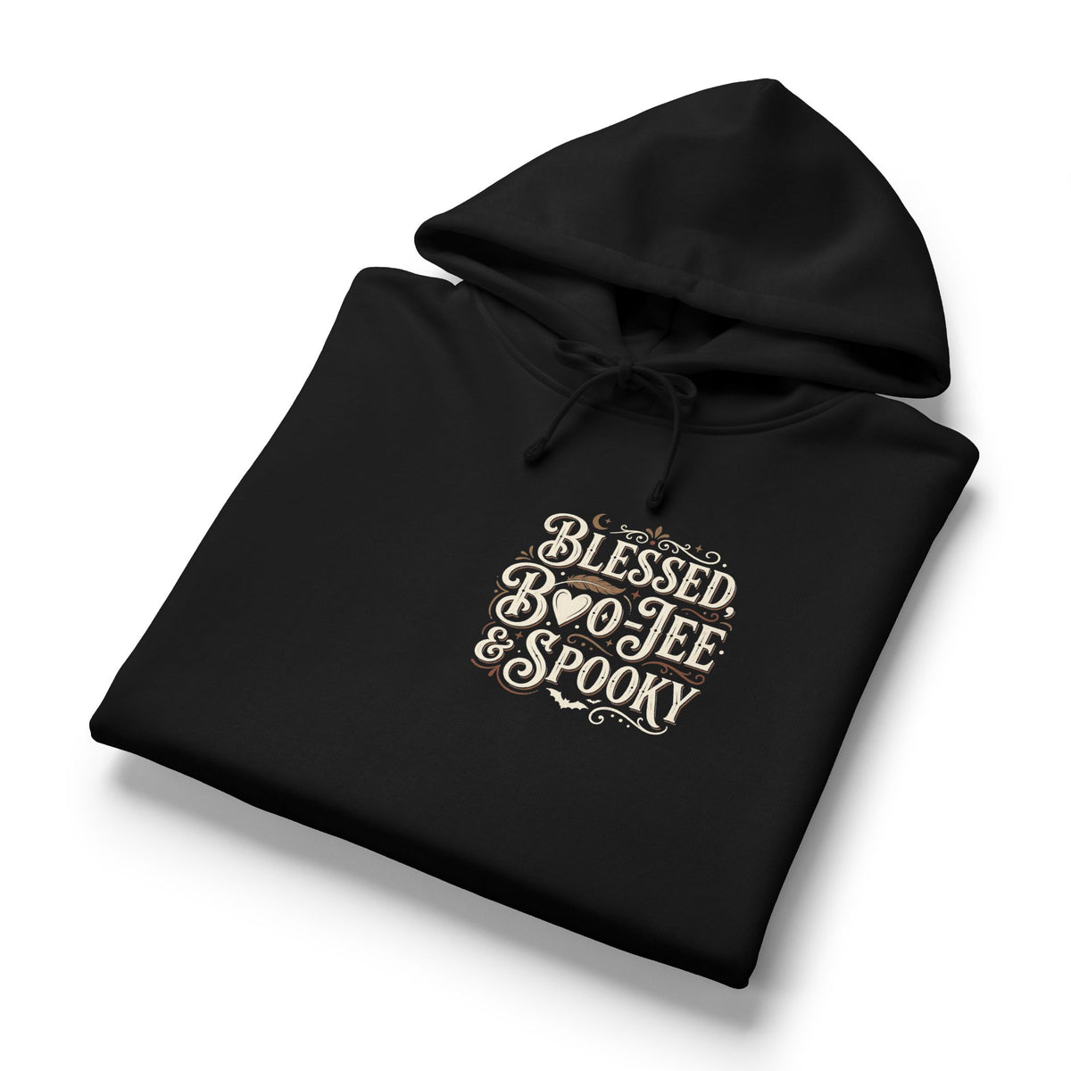 Hoodie — "Blessed, Bo•Jee & Spooky" Graphic Women's Halloween Hoodie