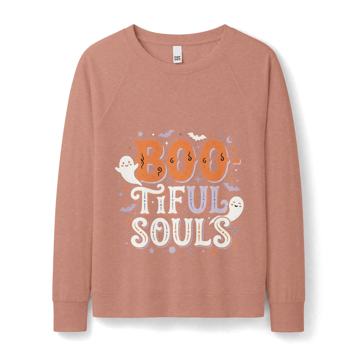 Boo-tiful Souls Crewneck | Halloween Ghosts, Bats & Stars