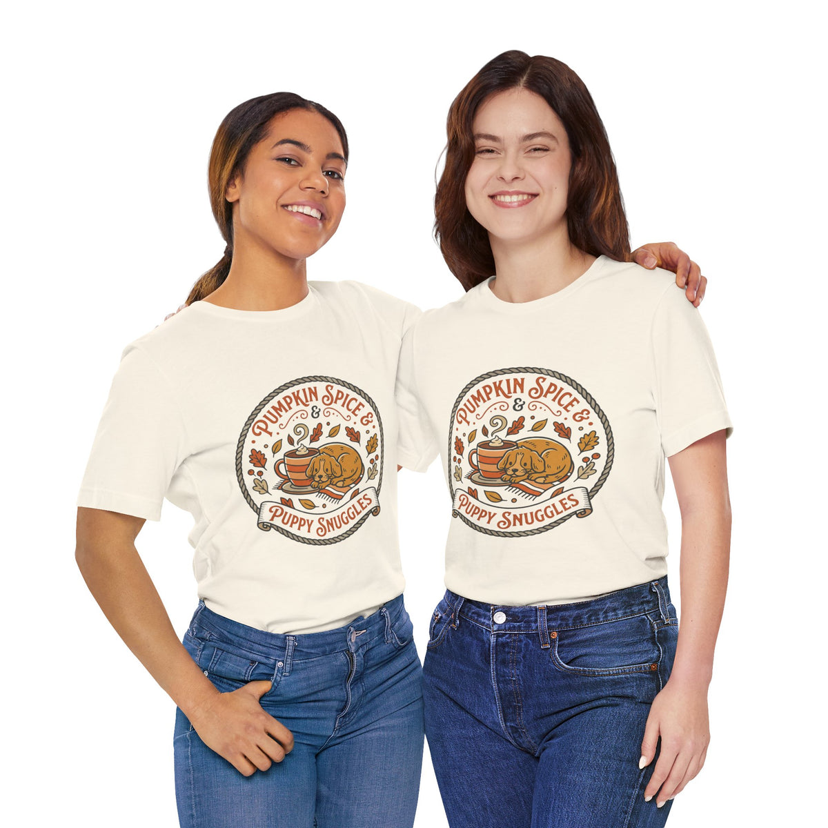 Pumpkin Spice & Puppy Snuggles Tee