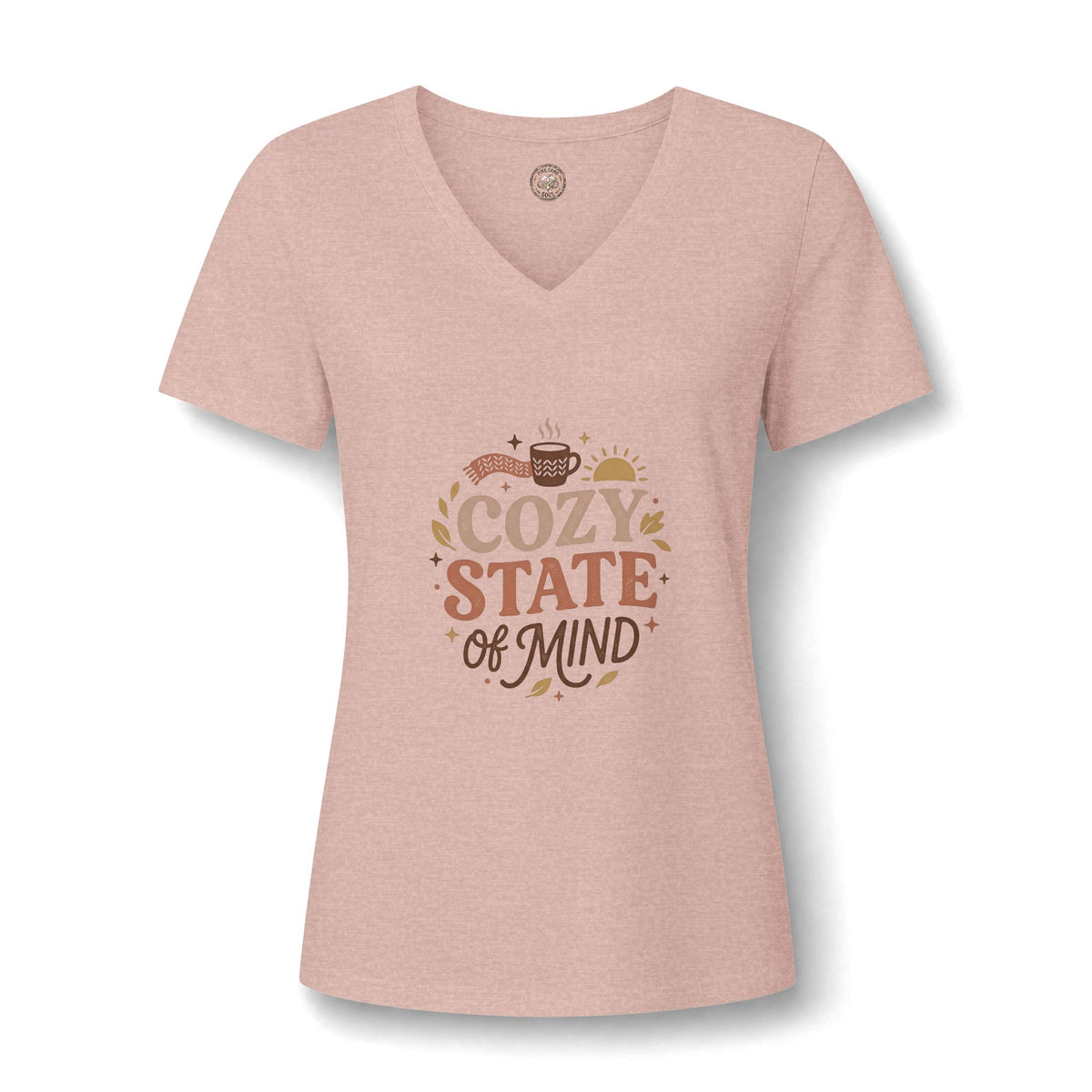 Cozy State of Mind V-Neck Tee