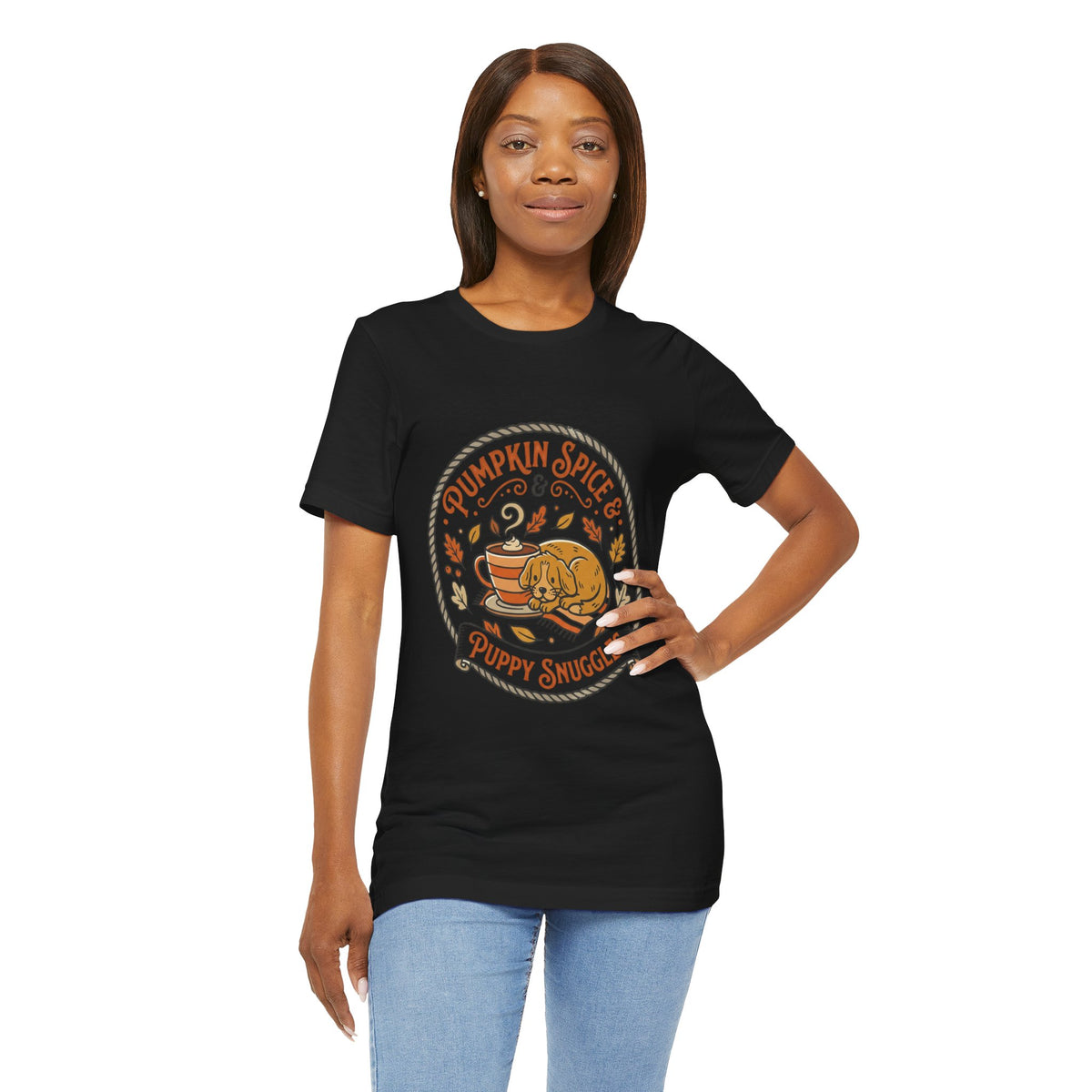 Pumpkin Spice & Puppy Snuggles Tee