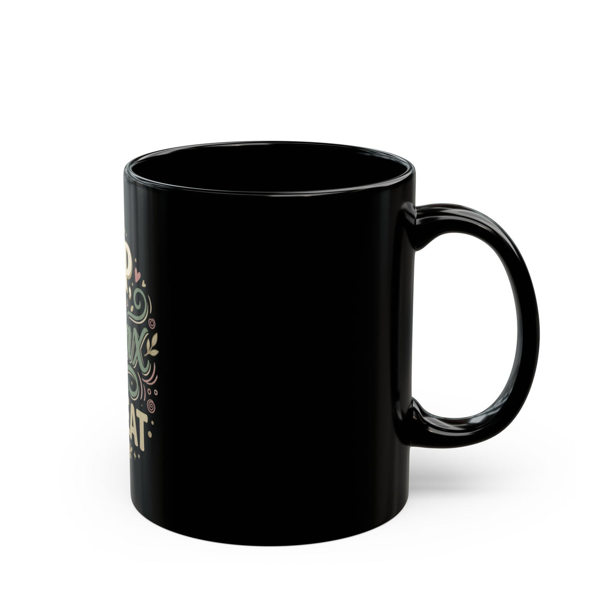 Sip, Relax, Repeat Mug – Black Ceramic Coffee Cup (11oz/15oz)