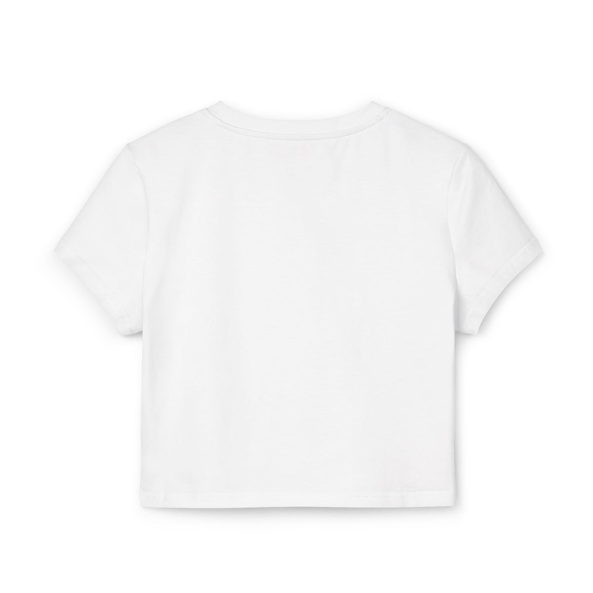 Boho Dog Crew Women’s Baby Tee — Cute Bohemian Puppy Graphic Crop Top