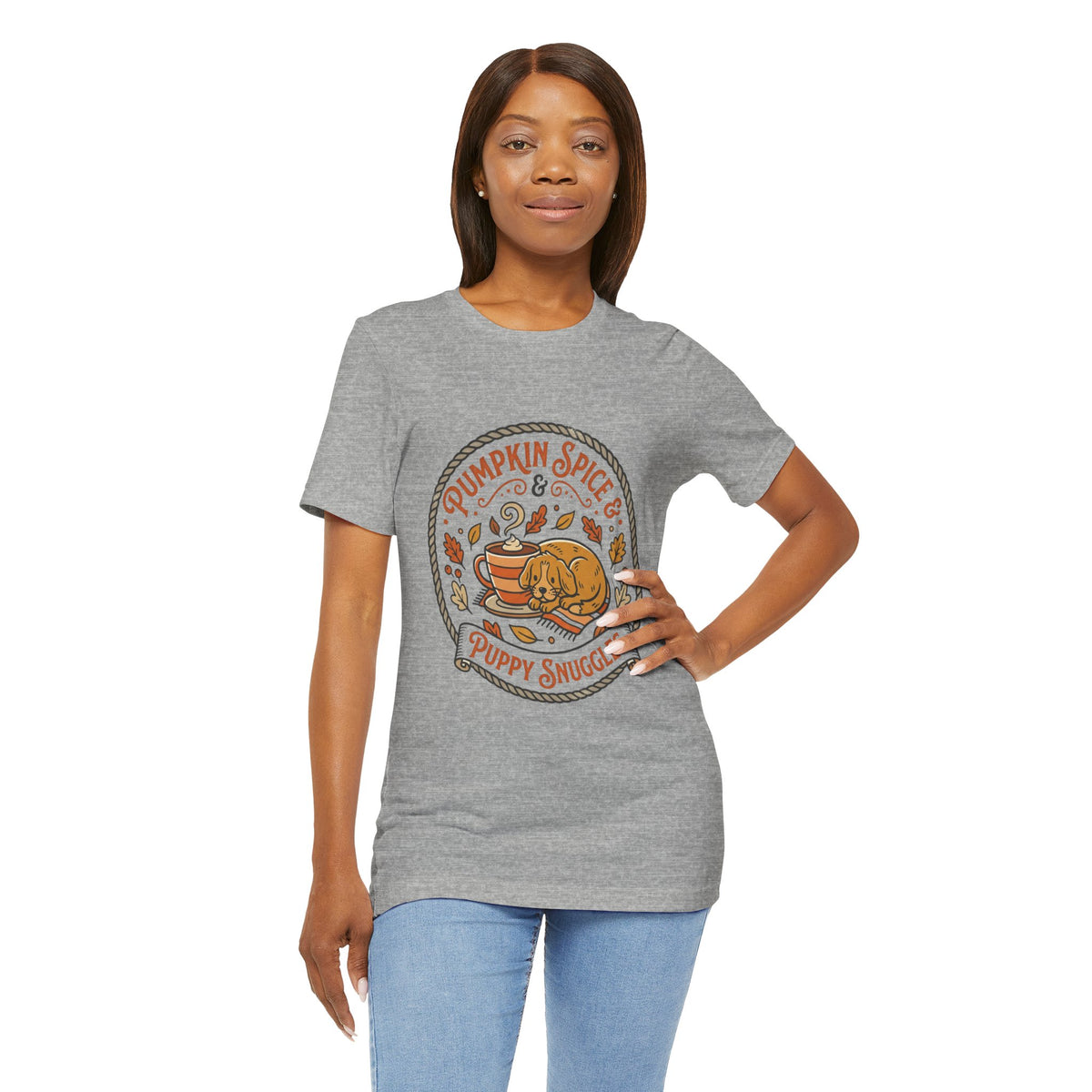 Pumpkin Spice & Puppy Snuggles Tee