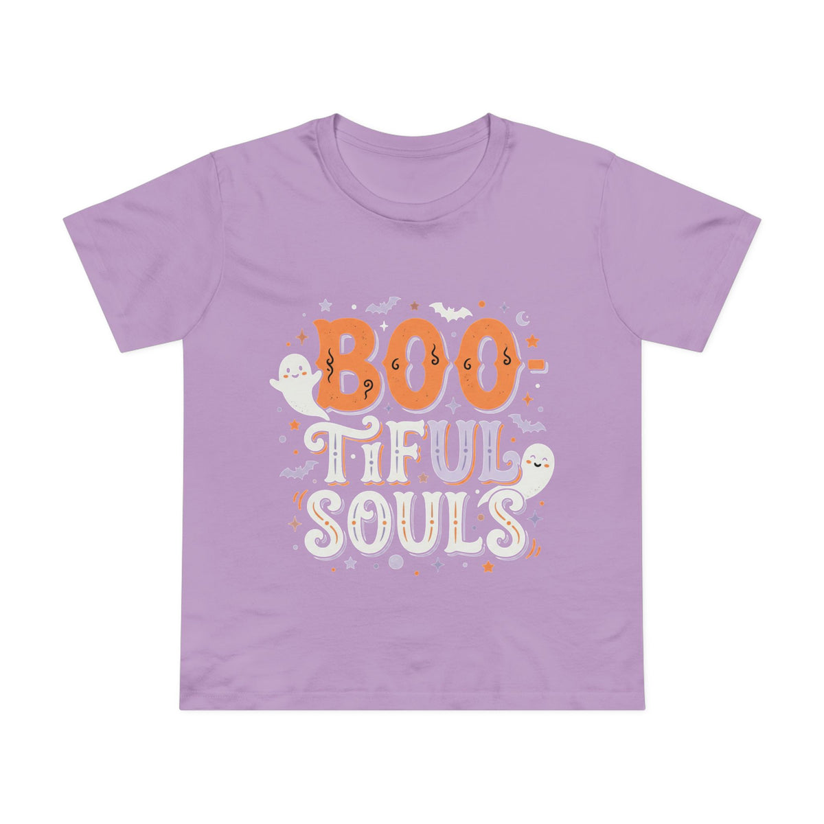 Boo-tiful Souls T-Shirt | Halloween ghost lettering, bats