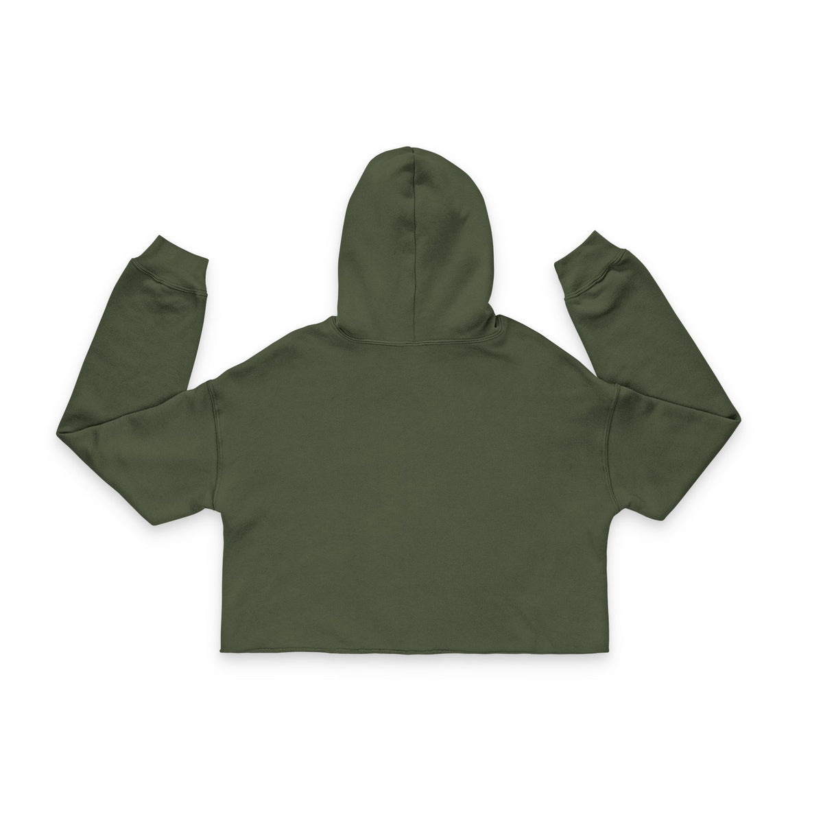 Cropped Hoodie — Lakeside Campfire "Fireside Glow" Graphic