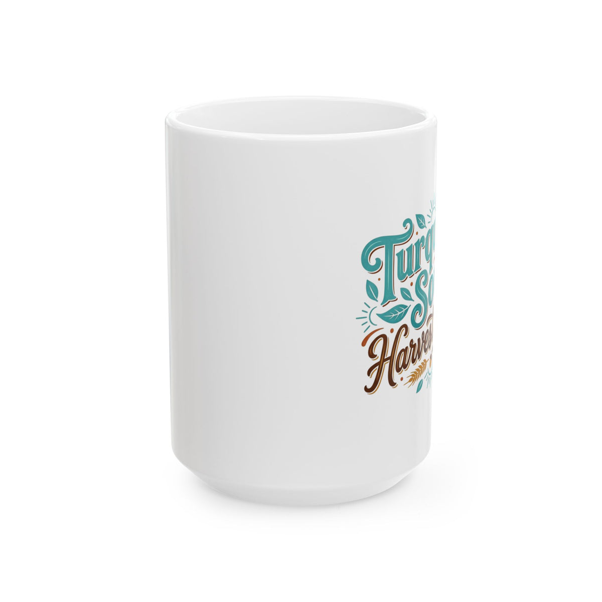 Ceramic Mug – 'Tutti Frutti & Harvest' Colorful Fall Coffee Cup (11oz, 15oz)