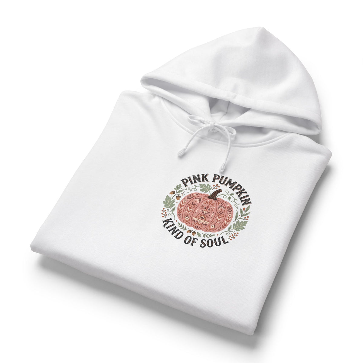Pink Pumpkin Hoodie — "Pink Pumpkin Kind of Soul" Women's Organic Pullover