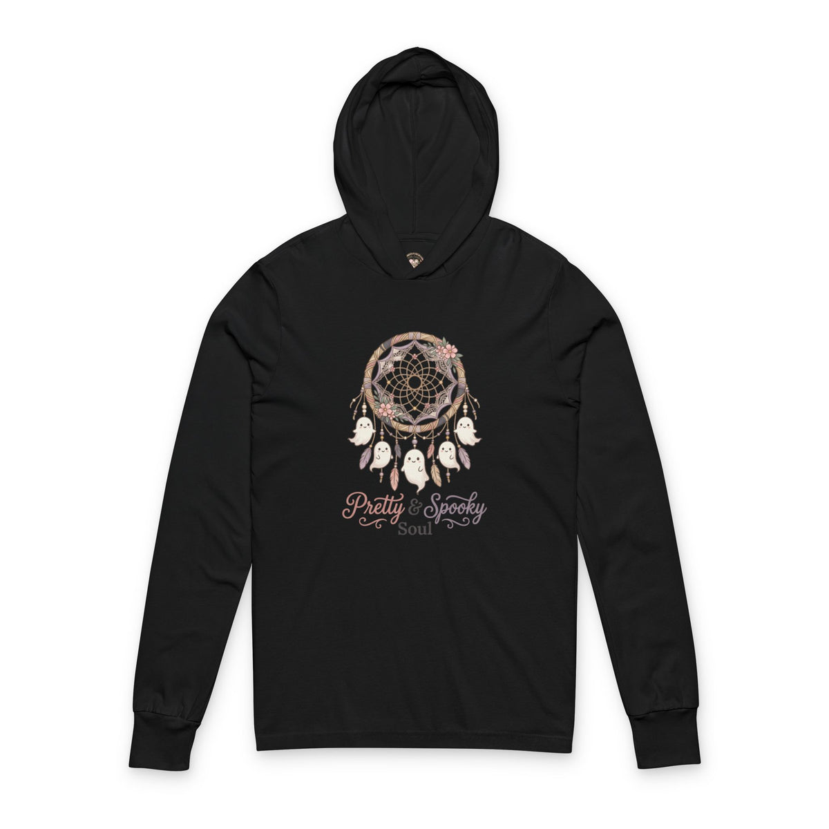 Dreamcatcher Hooded Long Sleeve Tee — "Pretty & Spooky Soul"
