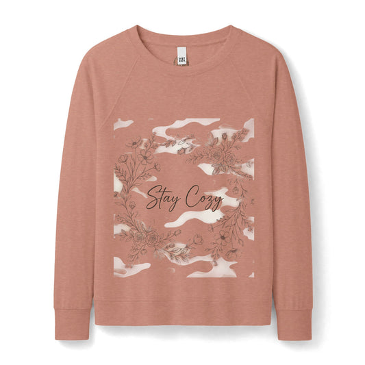 Stay Cozy Floral Crewneck Sweatshirt