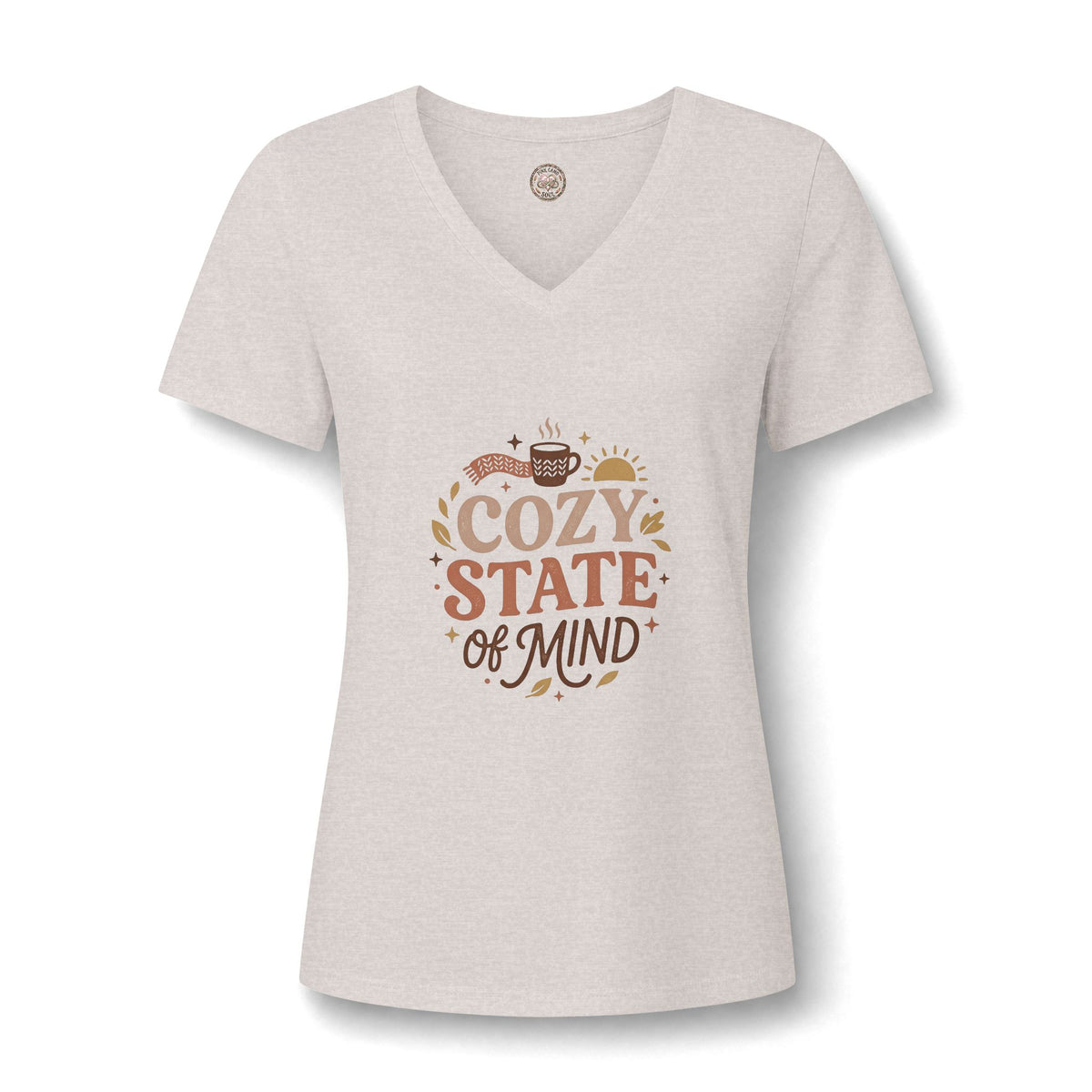 Cozy State of Mind V-Neck Tee