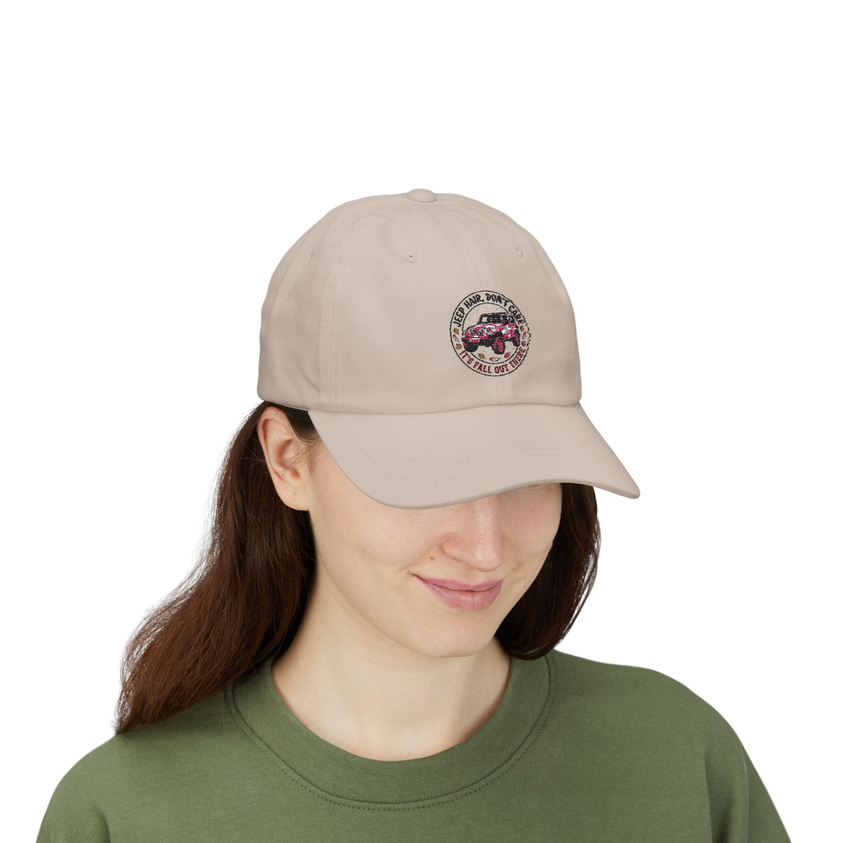 Dad Cap – Retro Jeep 'If I Get Lost, Don't Follow Me' Embroidered Hat