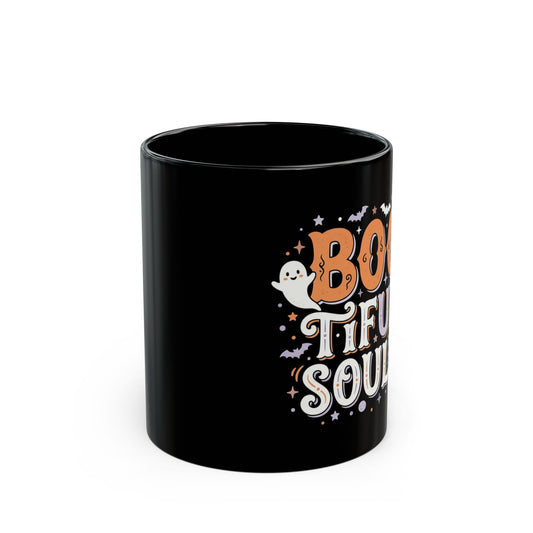 Boo-tiful Souls Halloween Mug | Black Ceramic Mug