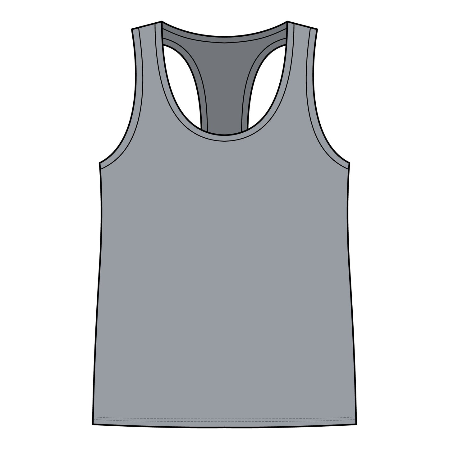 Lake Life Adventure Racerback Tank — Women's Camper Camping Graphic Tank Top