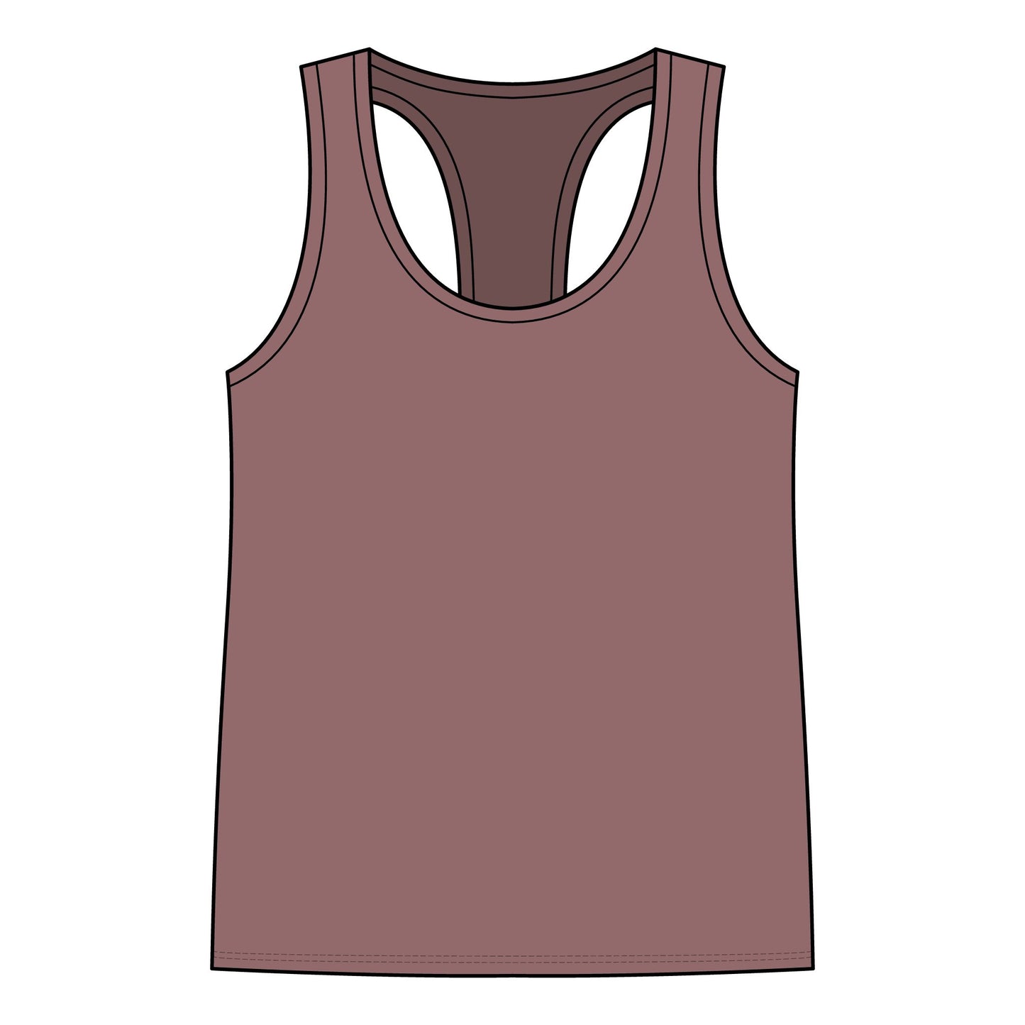Lake Life Adventure Racerback Tank — Women's Camper Camping Graphic Tank Top