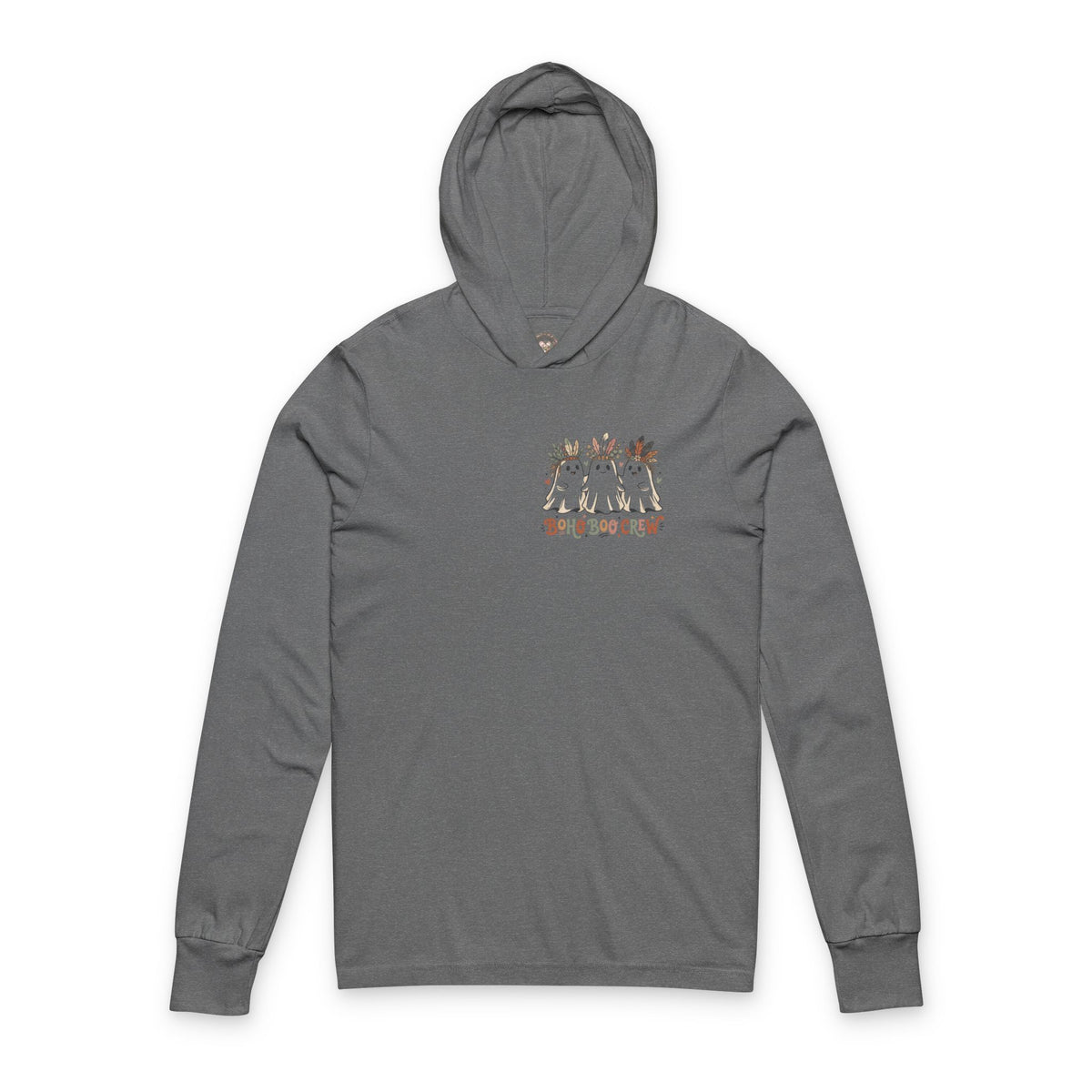 Boho Boo Crew Hooded Long Sleeve Tee