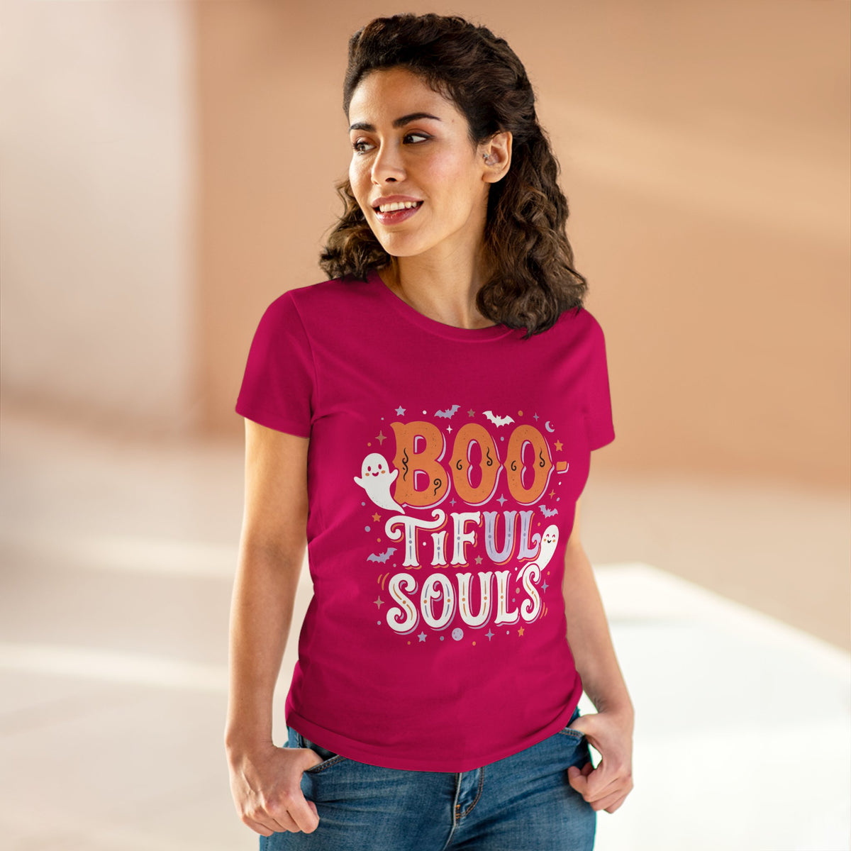 Boo-tiful Souls Tee | Halloween ghosts, bats, spooky lettering