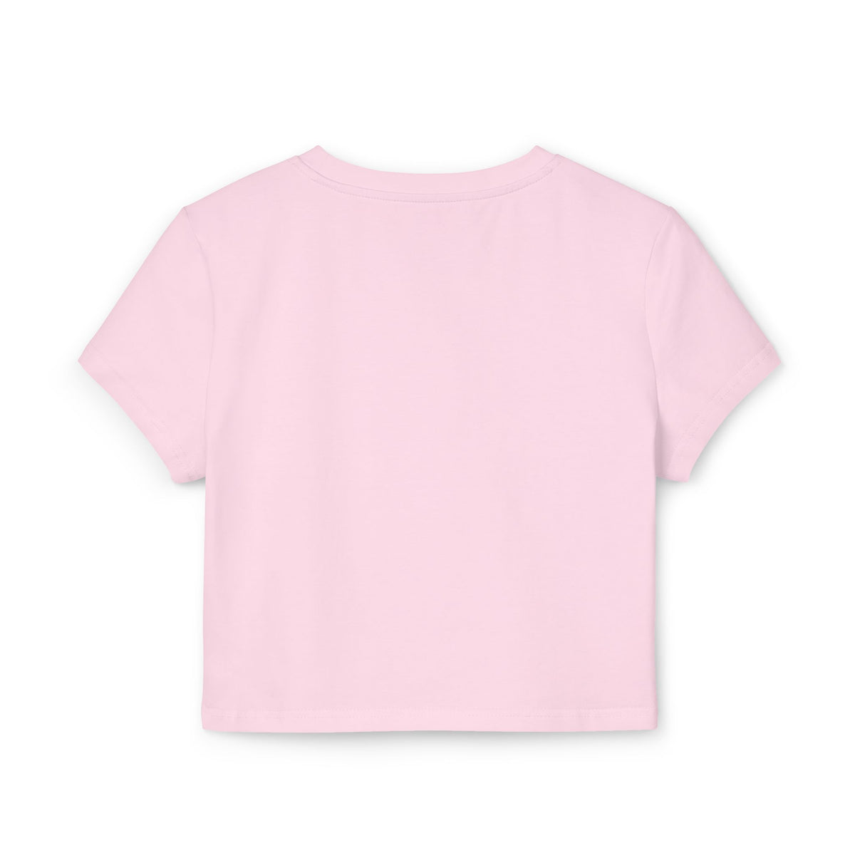 Spooky Mama Baby Tee — Halloween Cat Moon Graphic Crop Top