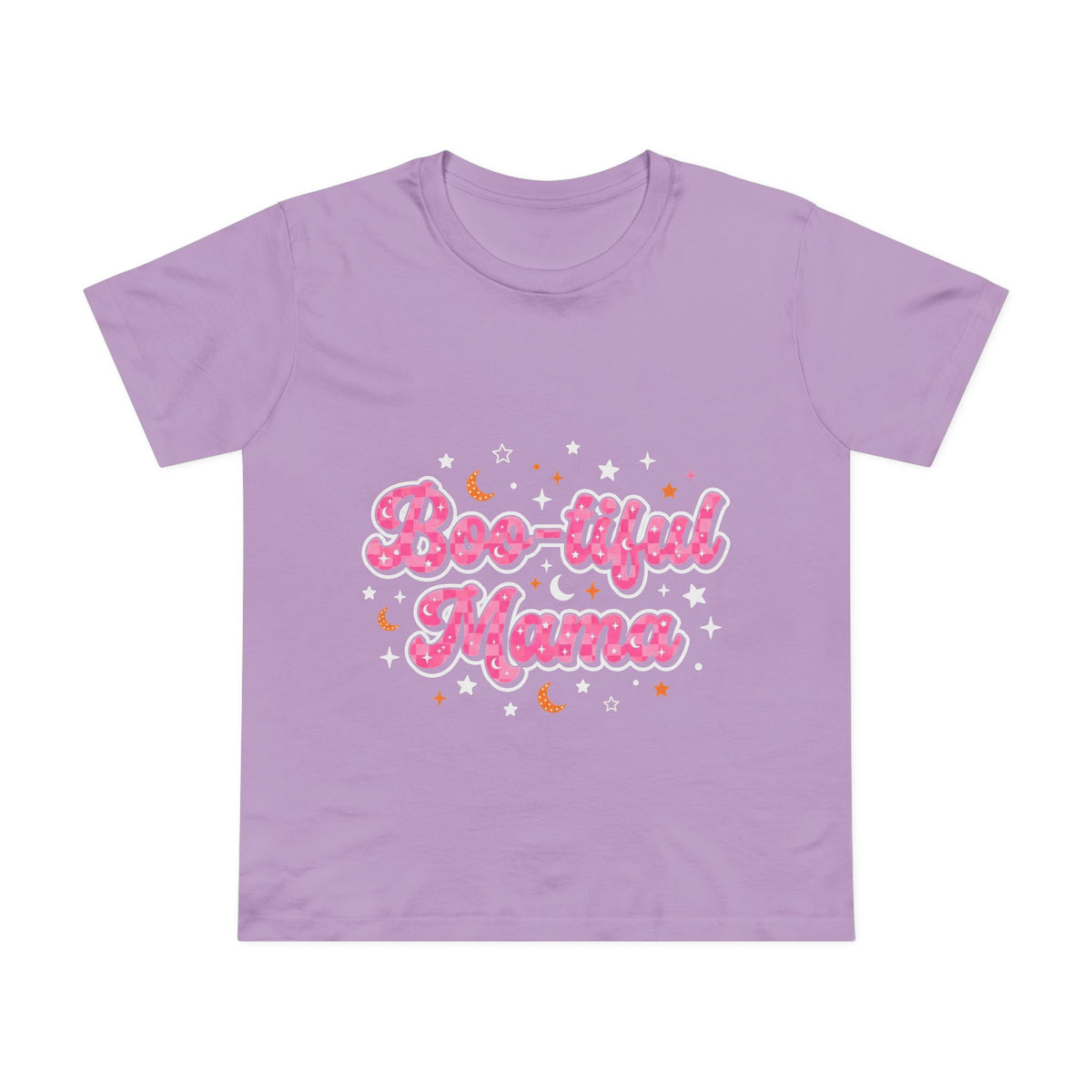 Boo-tiful Mama T-Shirt — Cute Halloween Mom Tee with Pink Script