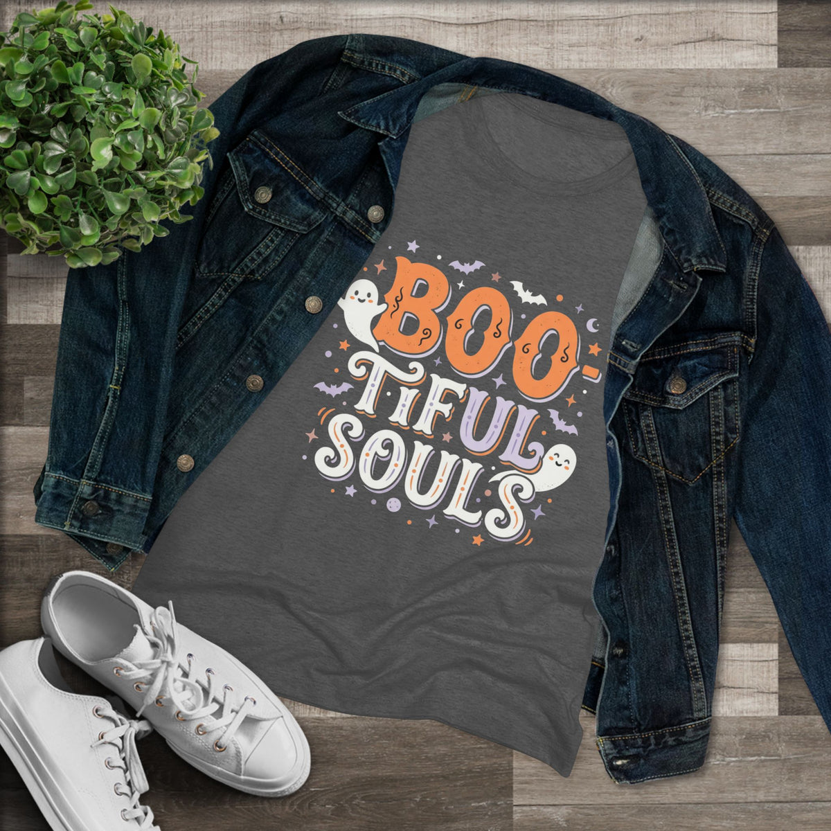 Boo-iful Souls Tee | Halloween Ghost Typography Shirt