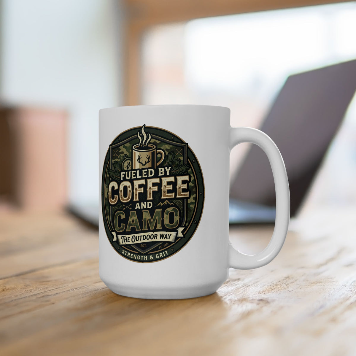Vintage Coffee Co. Ceramic Mug — Retro Rustic Coffee Lover Gift (11oz & 15oz)