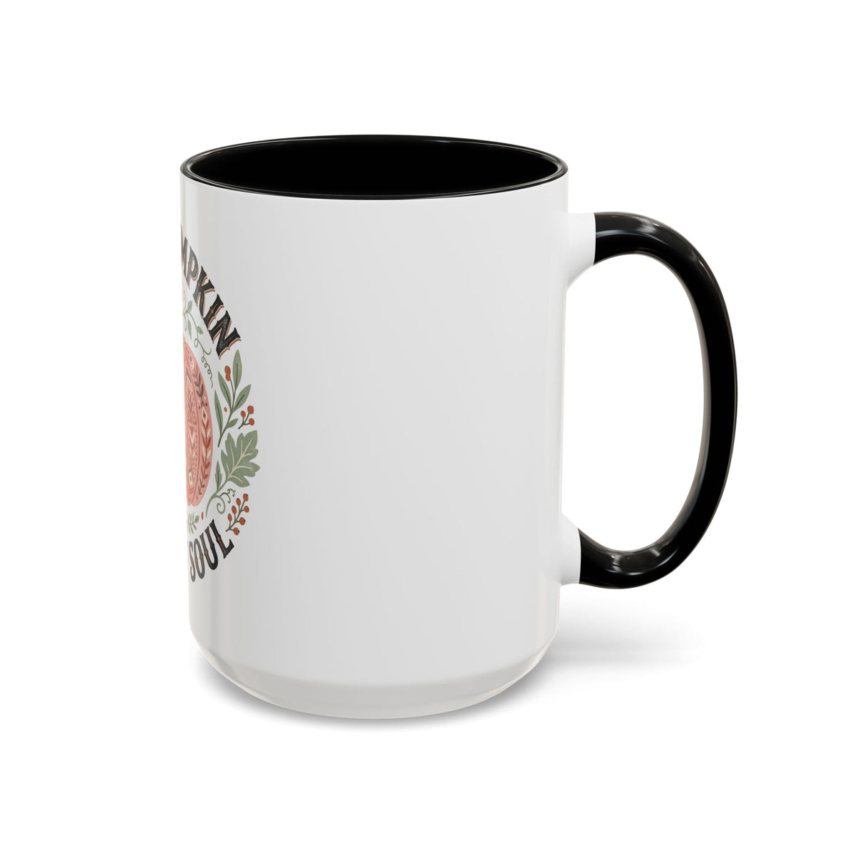 Pink Pumpkin Coffee Mug — "Pink Pumpkin Kind of Soul" Accent Mug