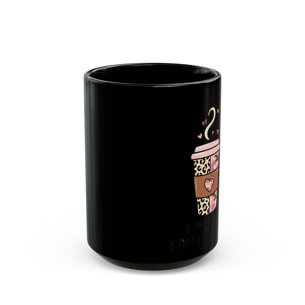 Leopard Pink Coffee Cup Mug – Cute Travel Cup Design, ‘Coffee Queen’ Gift