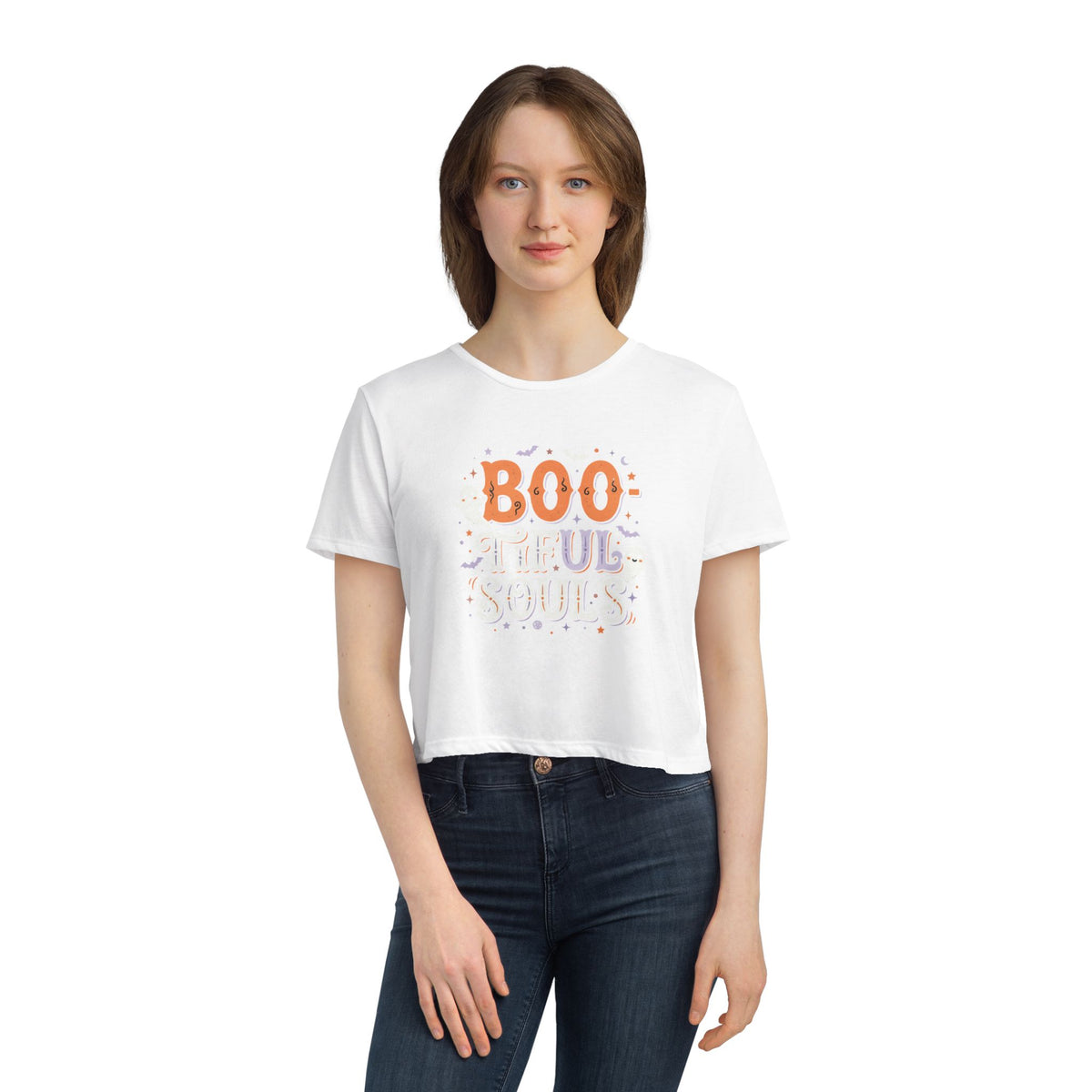 Boo-tiful Souls Tee | Halloween ghost lettering