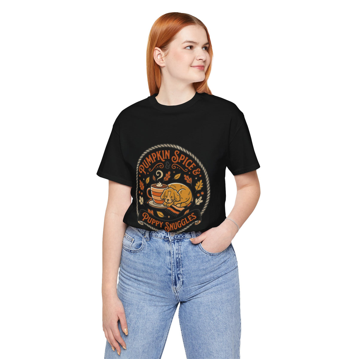Pumpkin Spice & Puppy Snuggles Tee