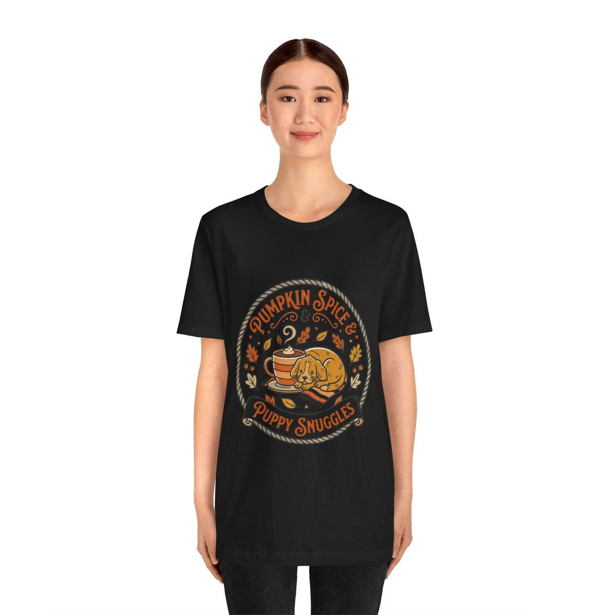 Pumpkin Spice & Puppy Snuggles Tee