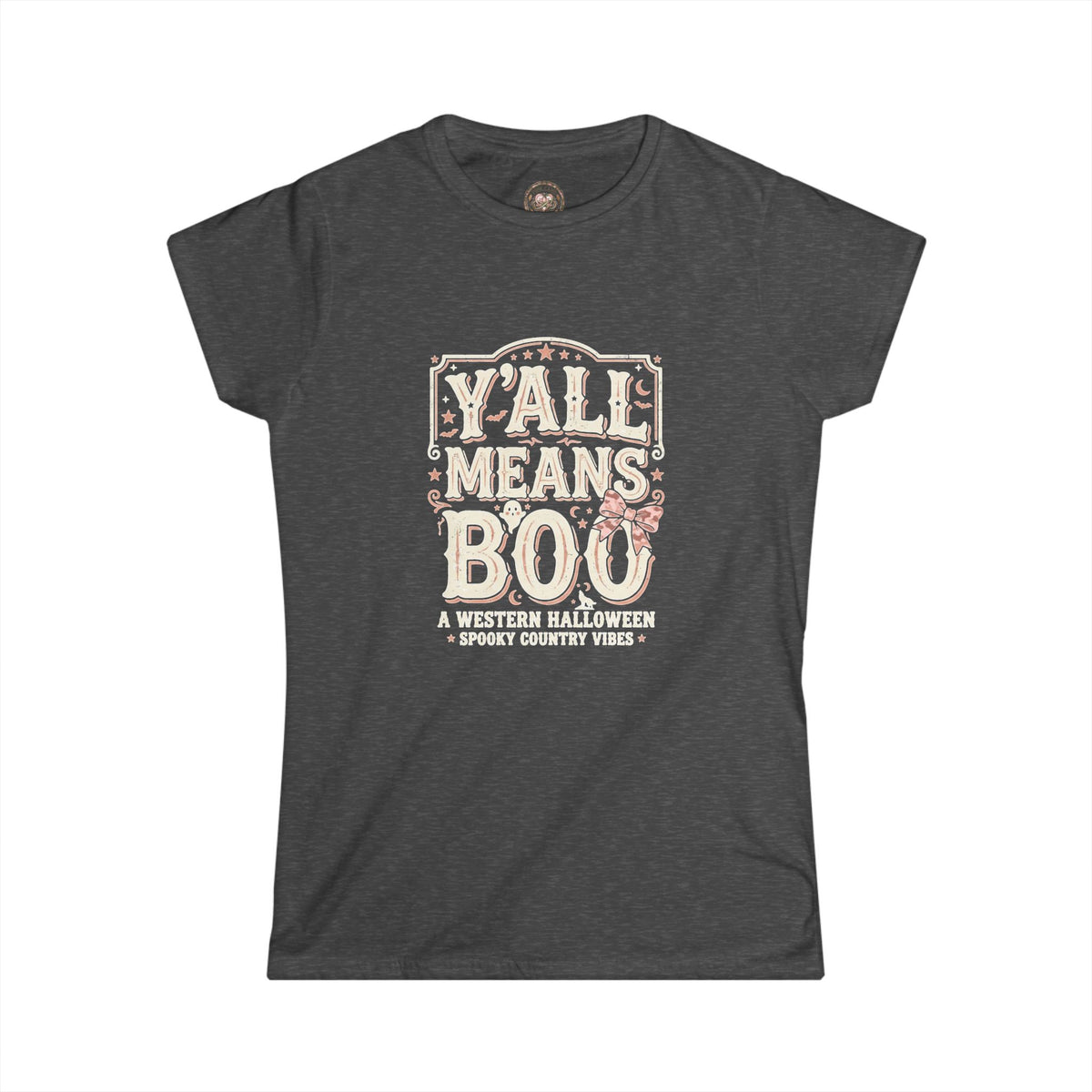 Women’s Black Softstyle Tee — Classic Comfortable Everyday Crewneck