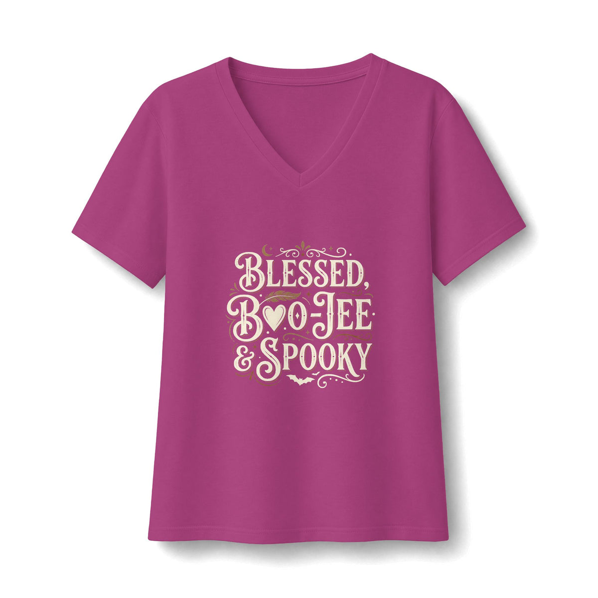 Women's Relaxed Jersey Short Sleeve V-Neck Tee