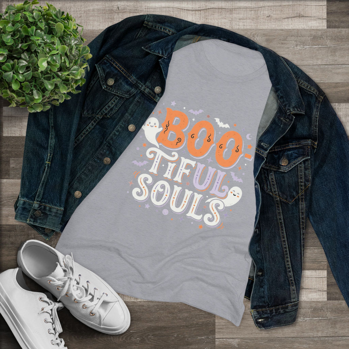 Boo-iful Souls Tee | Halloween Ghost Typography Shirt