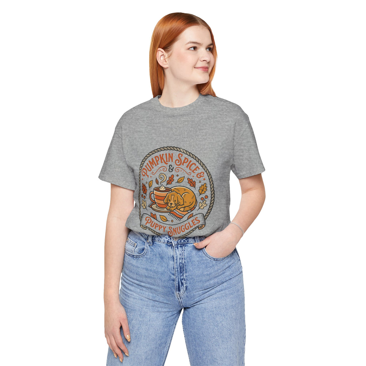 Pumpkin Spice & Puppy Snuggles Tee