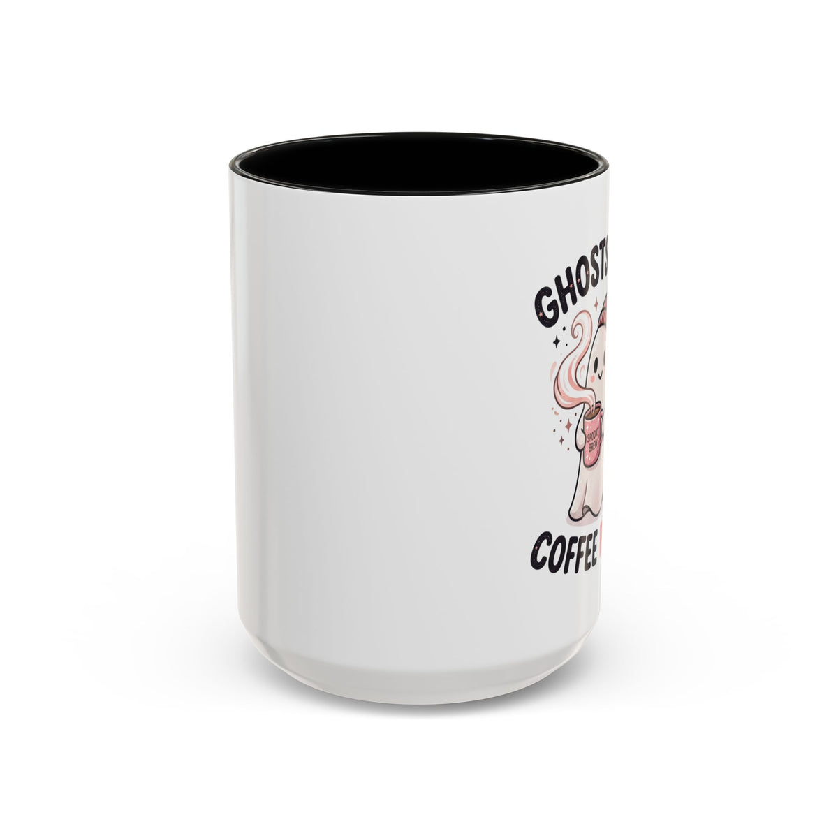Ghosts and Coffee Please Mug — Cute Halloween Ceramic Accent Coffee Cup (11/15oz)