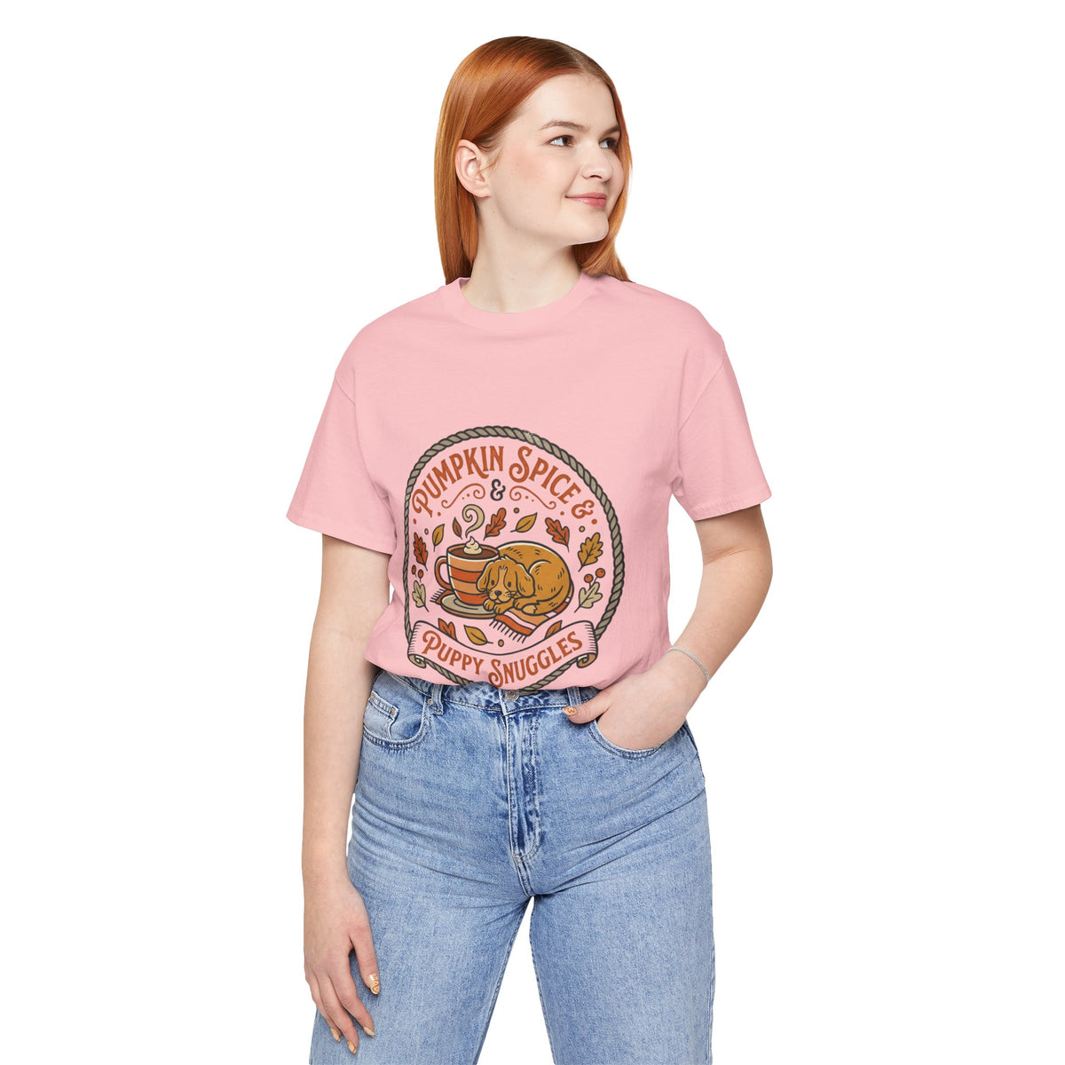 Pumpkin Spice & Puppy Snuggles Tee
