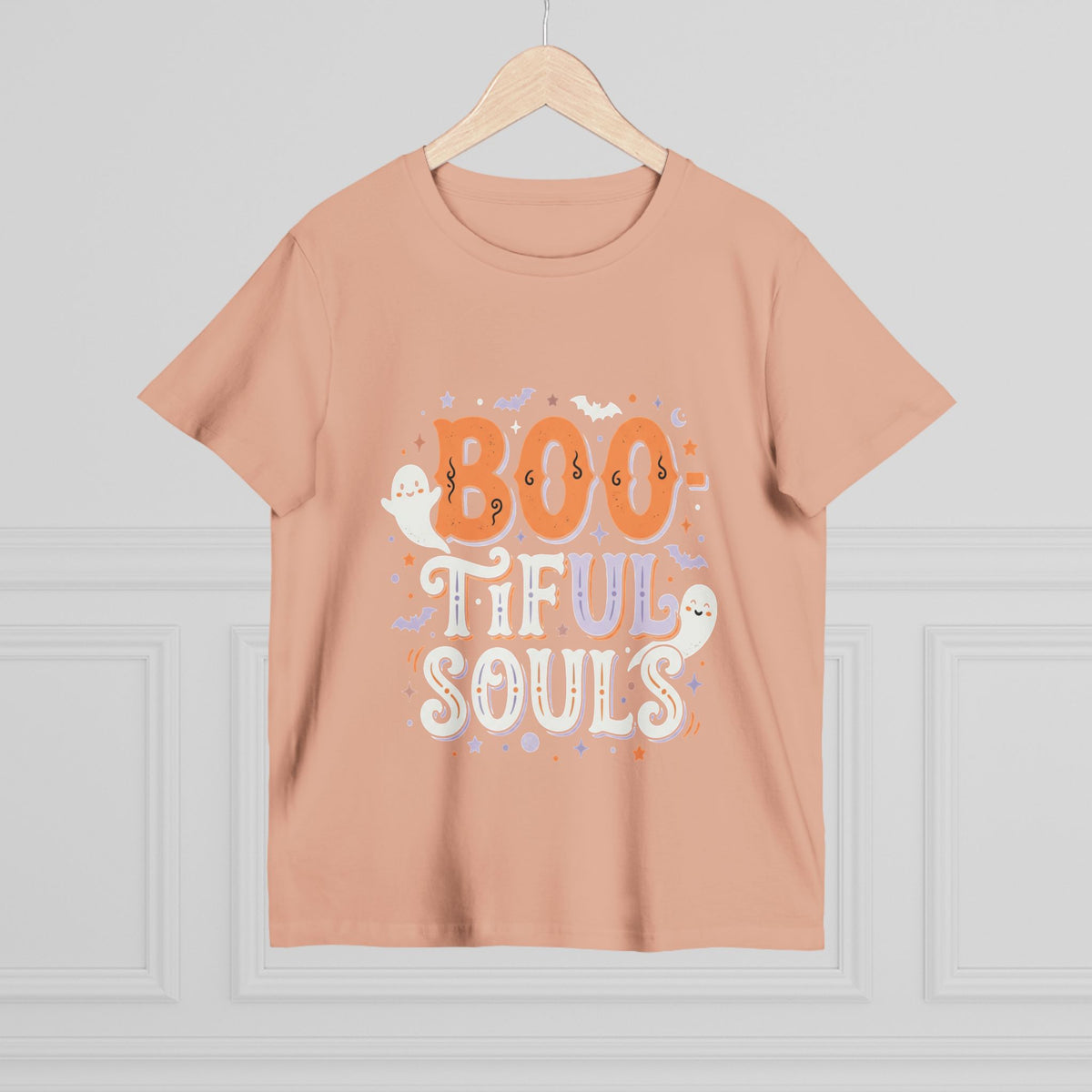 Boo-tiful Souls T-Shirt | Halloween ghost lettering, bats