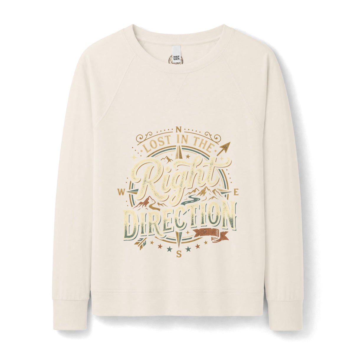 Lost in the Right Direction Crewneck Sweatshirt