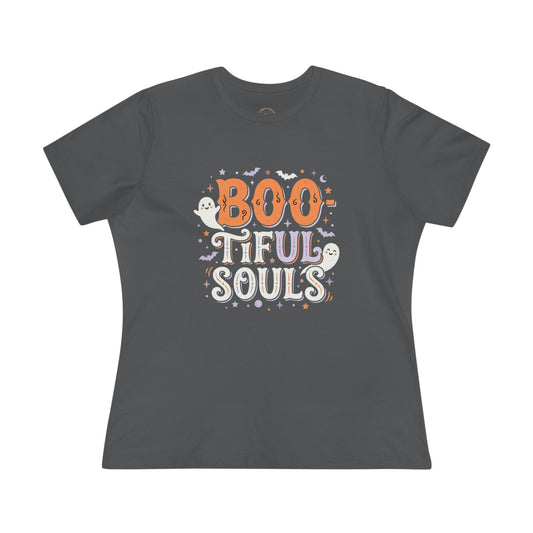 BOOtiful Souls T-Shirt | Halloween ghost typography tee