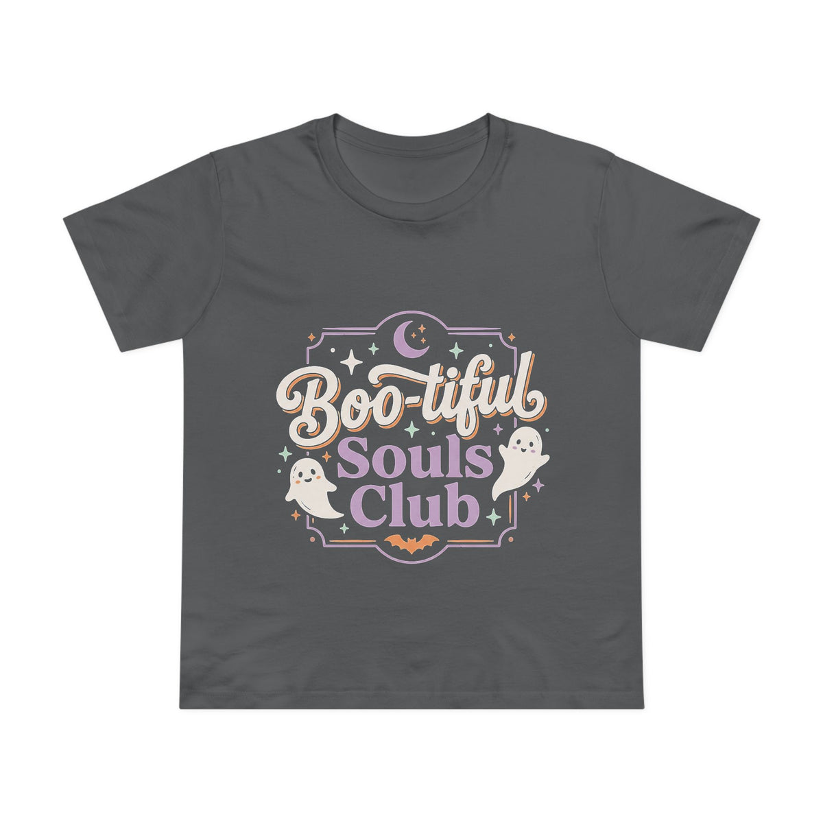 Boo-tiful Souls Club Tee — Women’s Halloween Ghost Graphic T-Shirt