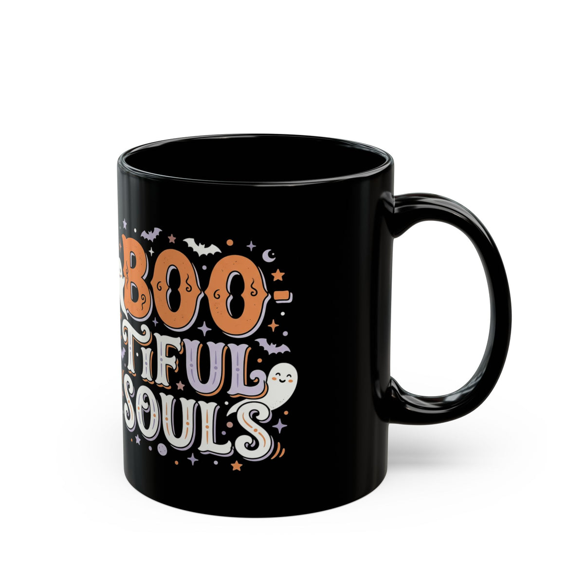 Boo-tiful Souls Halloween Mug | Black Ceramic Mug