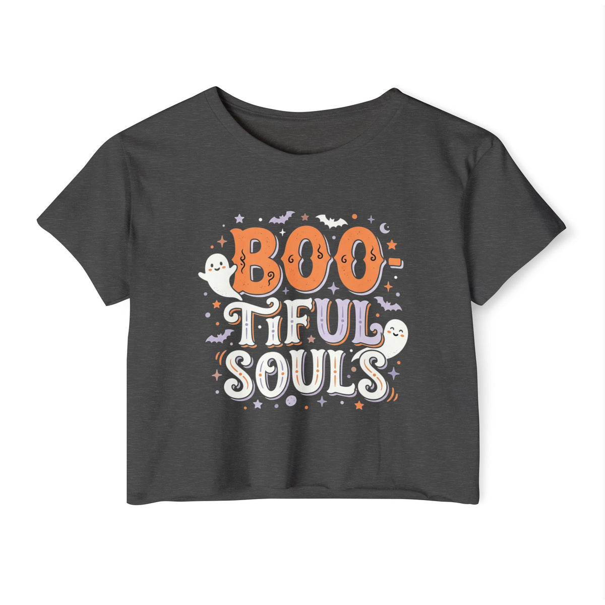 BOO-tiful Souls Crop Top | Halloween spooky lettering