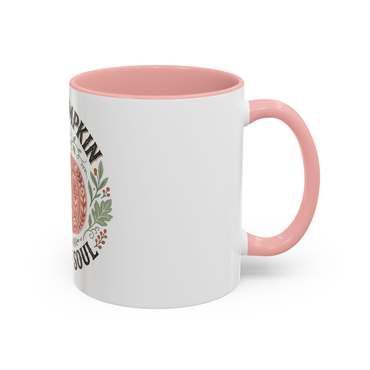 Pink Pumpkin Coffee Mug — "Pink Pumpkin Kind of Soul" Accent Mug
